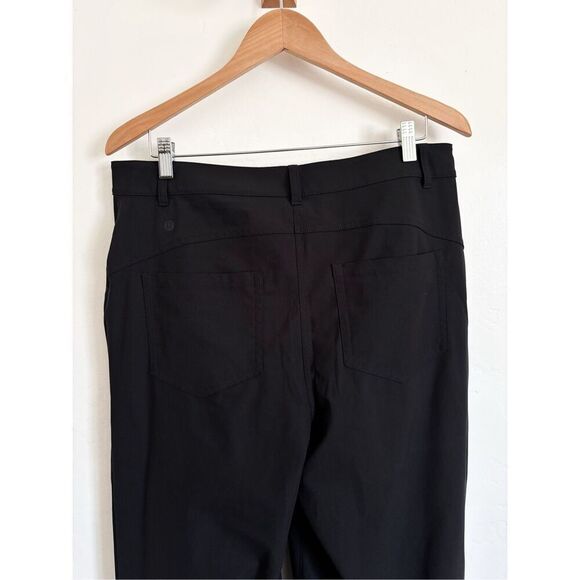 Lululemon city sleek 5 pocket wide leg high rise 7/8 length pant black size 32 - Picture 6 of 7